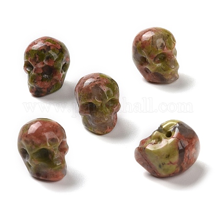 Бусины из природных Unakite G-C038-01P-1