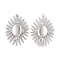 Non-Tarnish 304 Stainless Steel Pendants, Sun Charm, Stainless Steel Color, 34x22.5x2mm, Hole: 1.4mm