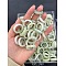 Natural New Jade Finger Rings, Inner Diameter: 17~20mm
