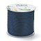 Polyester Braided Cords, for Jewelry Making Beading Crafting, Prussian Blue, 1.5mm, about 21.87 yards(20m)/roll