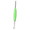 Iron Crochet Hooks, with Silicone Handle, Spring Green, 165x13.5x10mm