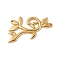 304 Stainless Steel Pendants, Branch Charm, Real 18K Gold Plated, 25x44x2mm, Hole: 1.2mm