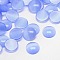 Cat Eye Cabochons, Half Round, Cornflower Blue, 10x2~3mm