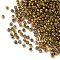Electroplated Glass Beads, Round, Golden Plated, Gold, 2x1.5mm, Hole: 0.7mm, 700pcs/set