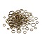 Iron Jump Rings, Open Jump Rings, Mixed Size, Antique Bronze, 4~10x0.7~1mm18~21 Gauge,