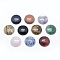 Natural & Synthetic Mixed Stone Cabochons, Flat Round, 24.5~25x4~7mm