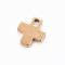 201 Stainless Steel Tiny Cross Charms, Golden, 6x5x1mm, Hole: 1mm
