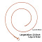 1.2MM Unisex 304 Stainless Steel Snake Chains Necklaces
