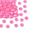 Preciosa® MAXIMA Crystal No Hotfix Flatback Stones, Czech Crystal, Lacquer Foiling, Round(438 11 615 Chaton Rose), 00030 475 Crystal Neon Pink, SS16(3.8~4mm)