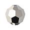 Preciosa® Crystal Beads, Czech Crystal, 451 19 602 Round, 23980 20700 Light Hematite 2x, 6mm, Hole:1.2mm