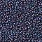 TOHO Round Seed Beads, Japanese Seed Beads, (705) Matte Color Frost Iris Blue, 15/0, 1.5mm, Hole: 0.7mm, about 15000pcs/50g