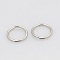 Tarnish Resistant 304 Stainless Steel Open Jump Rings, Stainless Steel Color, 24 Gauge, 4x0.5mm, Inner Diameter: 3mm, Hole: 3.5mm