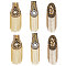 GLOBLELAND 6Pcs 3 Styles Rhinestone Tassel Shoulder Applique with Iron Chains & Pin Fringe Patch Shoulder Badges Crystal Fringe Shoulder Epaulette Shoulder Badge for Women DIY Jacket Clothes