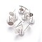 Tarnish Resistant 304 Stainless Steel Stud Earring Findings, Stainless Steel Color, 12x8mm, Pin: 0.7mm