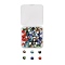 60Pcs 6 Color Handmade Polymer Clay Rhinestone Beads, Pave Disco Ball Beads, Round, Mixed Color, 10.5mm, Hole: 2mm, 10Pcs/color