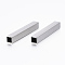 Tarnish Resistant 304 Stainless Steel Tube Beads, Cuboid, Stainless Steel Color, 35x5x5mm, Hole: 4mm