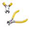 Carbon Steel Pliers, Jewelry Making Supplies, End Cutting Pliers, Yellow