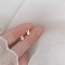 Alloy Earrings for Women, with 925 Sterling Silver Pin, Rabbit, 14.5mm