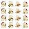 20Pcs 4 Styles Alloy Enamel Pendants, Christmas Theme, Cat Charm, Light Gold, Mixed Color, 26~30x25.5~26x1.5mm, Hole: 2.3mm, 5pcs/style