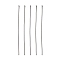 Tarnish Resistant 304 Stainless Steel Flat Head Pins, Stainless Steel Color, 65x0.7mm, 21 Gauge, Head: 1.5mm