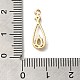 Латунные микро проложить кубического циркония подвески KK-F865-18G-3