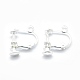 Латунные серьги с клипсами KK-P169-01S-2