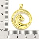 Латунные микро проложить кубического циркония подвески KK-K354-09C-G-3