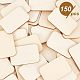 Кабошон из тополя WOOD-NB0001-95-5