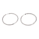 Серьги-кольца Huggie Hoop из нержавеющей стали 201 EJEW-O095-02I-1