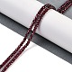 Гранат природный бисер нитей G-H071-A02-01-2