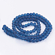 Прозрачные стеклянные бусины GLAA-S031-8mm-31-2