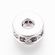 Латунные микро проложить кубического циркония бусы ZIRC-F088-037P-1