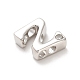 Стойки обшивки латунь кубического циркония бусы KK-L210-008P-N-2