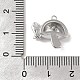 Латунные микропаве прозрачные подвески с фианитом KK-Z073-20P-3