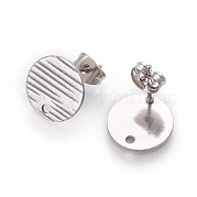 Фурнитура для сережек из нержавеющей стали марки 304 STAS-O119-17C-P