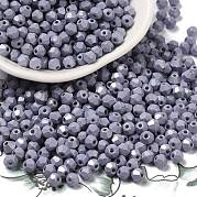 Выпечка расписных стеклянных бусин SEED-C004-01A