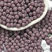 Непрозрачные цветные стеклянные бусины SEED-C001-02B-04