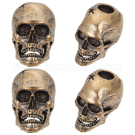 4 шт. Латунные бусины FIND-OC0003-75B-AB-1