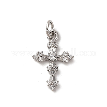 Латунные микро проложить кубического циркония подвески KK-P308-25P-1