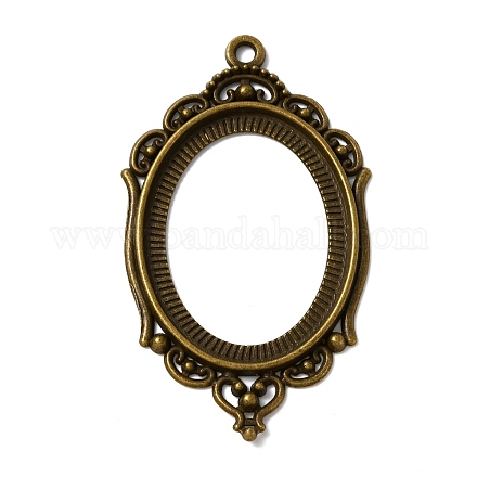 Цинк сеттингами подвески сплава кабошон FIND-WH050-70AB-1