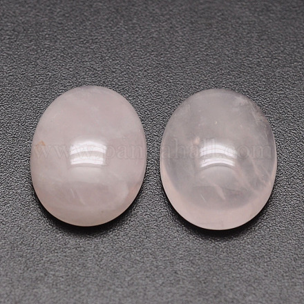 Овальные кварцевые кабошоны натуральный роза G-K020-18x13mm-07-1