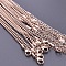 2MM Unisex 304 Stainless Steel Ball Chains Necklaces