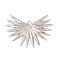 Non-Tarnish 304 Stainless Steel Pendants, Sun Charm, Stainless Steel Color, 32x42x1.5mm, Hole: 2.5mm