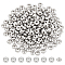 200Pcs Rondelle 304 Stainless Steel Beads, Rondelle, Stainless Steel Color, 6x3mm, Hole: 2mm