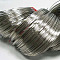 Steel Memory Wire, for Wrap Bracelets Making, Nickel Free, Platinum, 50mm, 22 Gauge(0.6mm), 2500 circles/1000g