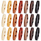 GORGECRAFT 70Pcs Oval Wooden Buttons Horn Toggle Shape Buttons Accessories 2 Holes Wood Sweater Coats Buttons for Jacket Clothing Sewing DIY Art Craft Projects, 7 Colors