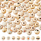 80Pcs 8 Styles Printed Wood European Beads, Large Hole Round Beads with Smiling Face Pattern, Undyed, Beige, 19~20x17.5~20mm, Hole: 4~5mm, 10pcs/style