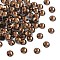 Preciosa® Crystal Hotfix Flatback Stones, Czech Crystal, Round(438 11 612 Chaton Rose VIVA 12 ®), 10220 Smoked Topaz, SS8(2.3~2.5mm)