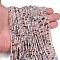 Natural Morganite Beads Strands, Faceted Table Cut Cube Beads, 2x2x2mm, Hole: 0.5mm, about 190~195pcs/strand, 14.96~15.39 inch(38~39.1cm)