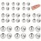 UNICRAFTALE about 150pcs 3 Sizes 1.2/1.5/2mm Round Spacer Beads 3/4/6mm Diameter Beading Spacers Ball Metal Bead Spacers Stainless Steel Beads Smooth Beads for Jewelry Making Findings